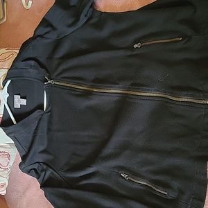 Jjill black blazer jacket.